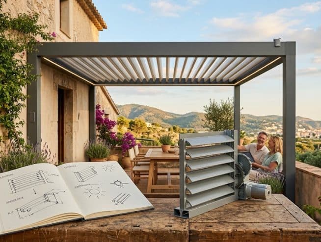 Pergola bioclimatique sur mesure