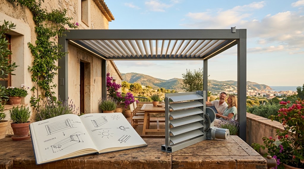 Pergola bioclimatique sur mesure